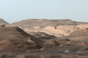 NASA's Curiosity Rover Weighs a Mountain on Mars