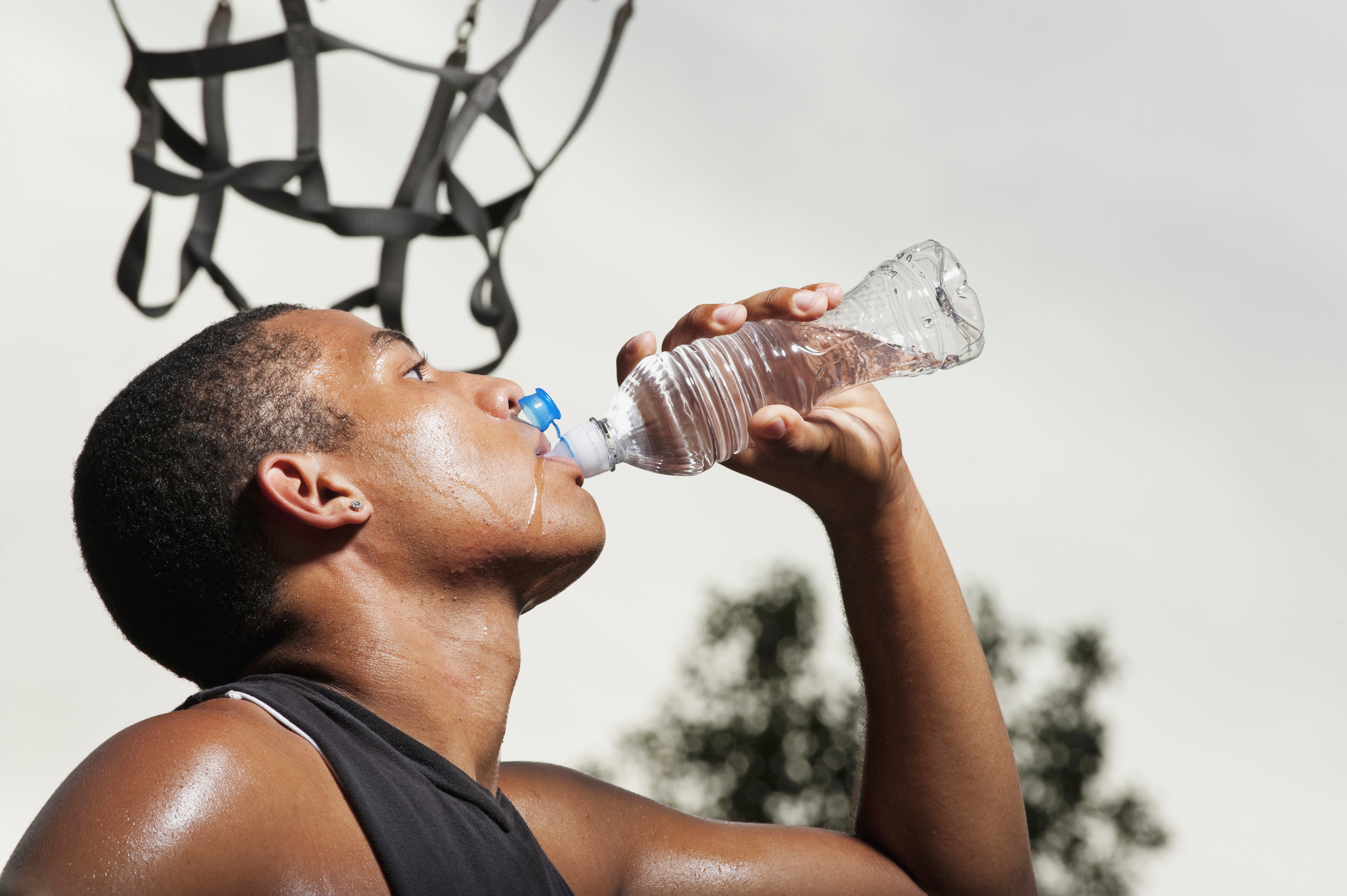 drinking water