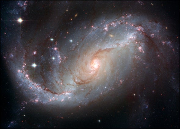 Barred Spiral Galaxy Scientific American