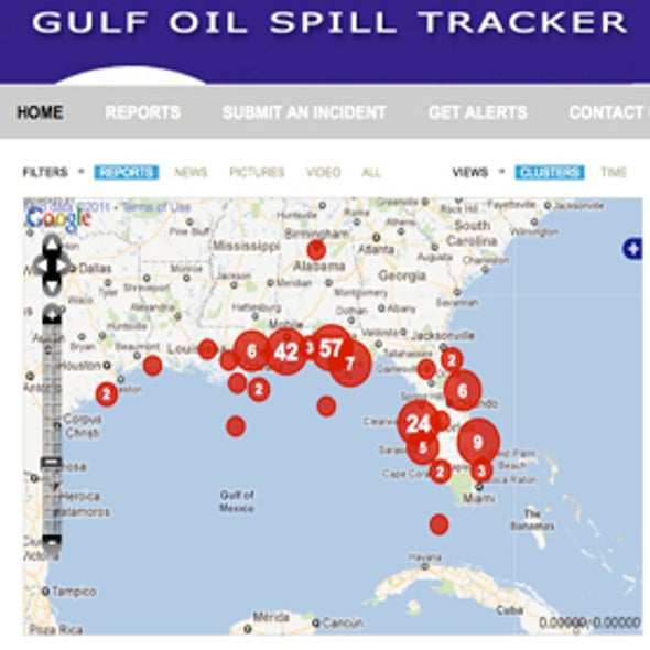 Gulf Oil Spill Tracker