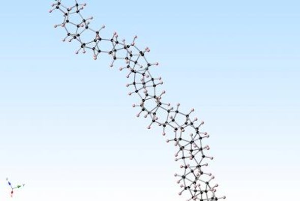 Liquid Benzene Squeezed to Form Diamond Nanothreads