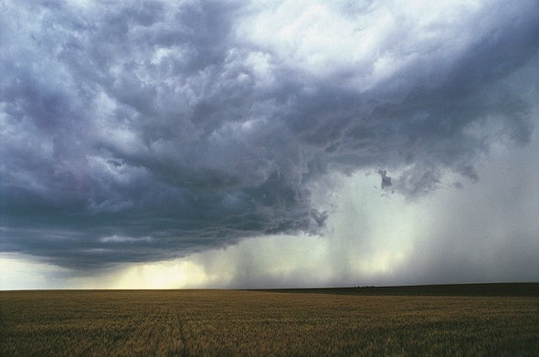 Farm Fields Release Carbon Mist during Rainstorms