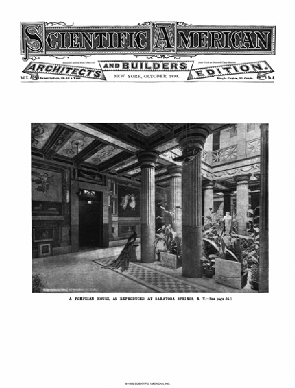 Scientific American Architects and Builders Edition 1891 Jul-Dec, PDF, Room