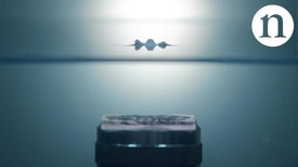 Acoustic Holograms Create Complex Floating Patterns