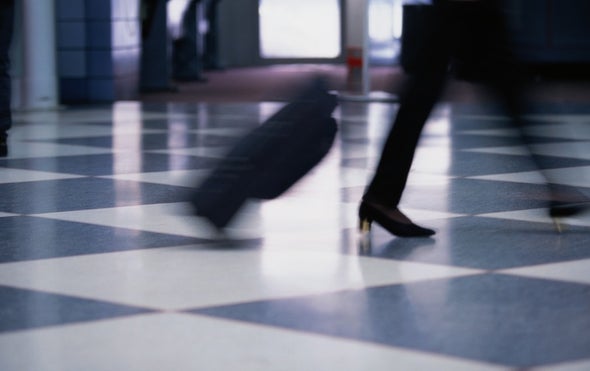Keep Rolling Luggage Upright with Physics