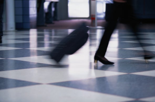 Keep Rolling Luggage Upright with Physics
