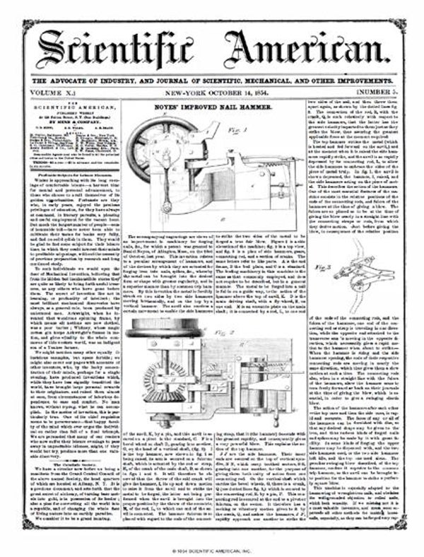 Scientific American Magazine Vol 10 Issue 5