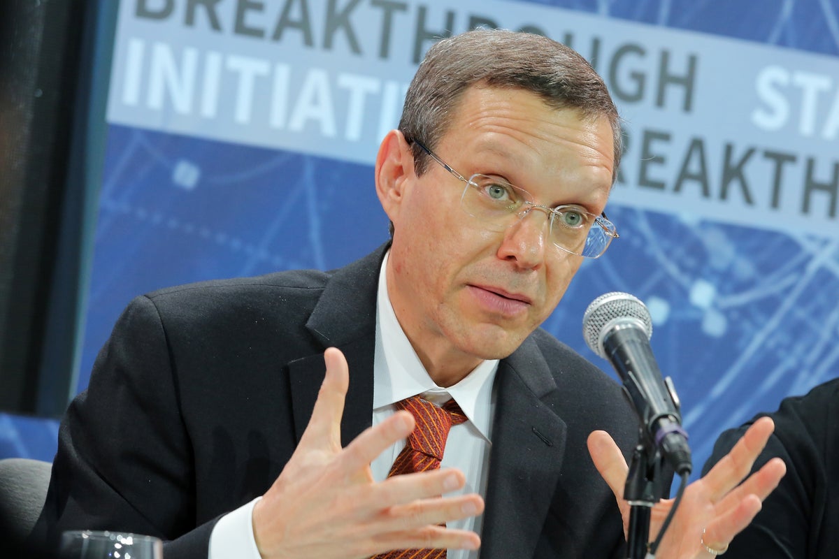 Astrophysicist Avi Loeb at the unveiling of the Breakthrough Starshot initiative in New York City on April 12, 2016.