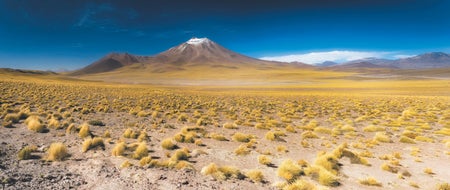 Atacama Desert, on the western edge of the Andes.