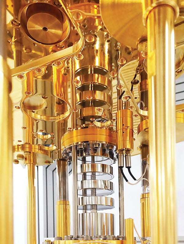 A gold mixing chamber for the Super Cryogenic Dark Matter Search.