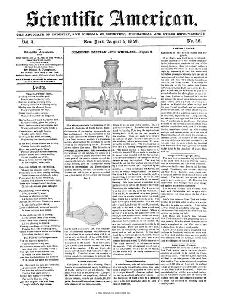 Scientific American Magazine Vol 4 Issue 46