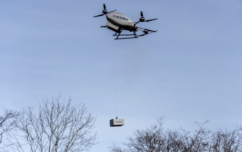 drone for carrying goods