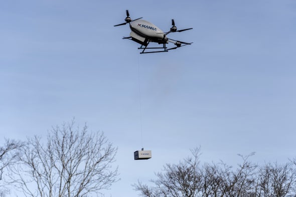 Drones Bearing Parcels Deliver Big Carbon Savings