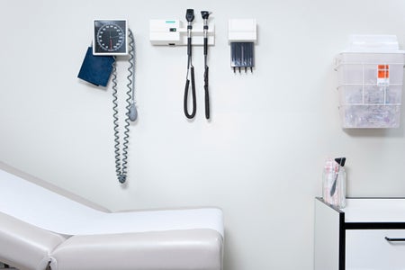 Equipment in a doctors office.