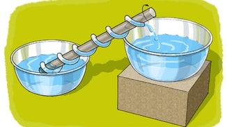 Lift Water with an Archimedes Screw