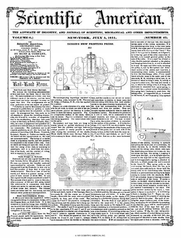 Scientific American Magazine Vol 6 Issue 42