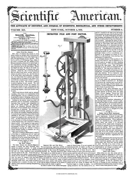 Scientific American Magazine Vol 12 Issue 4