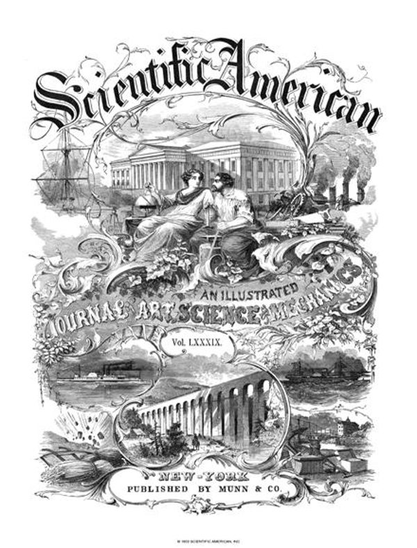 Scientific American Magazine Vol 89 Issue 1