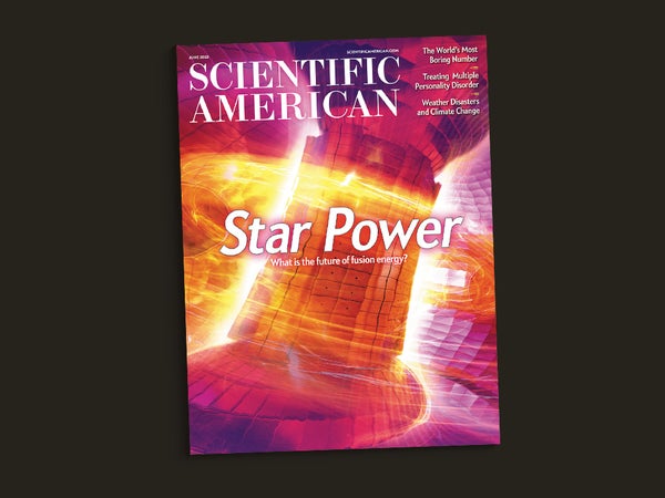 Cover of the June 2023 issue of Scientific American.