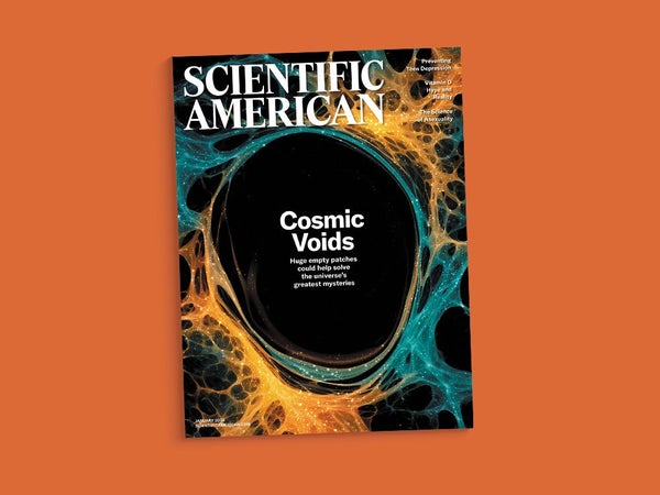 Cover of the January 2024 issue of Scientific American.