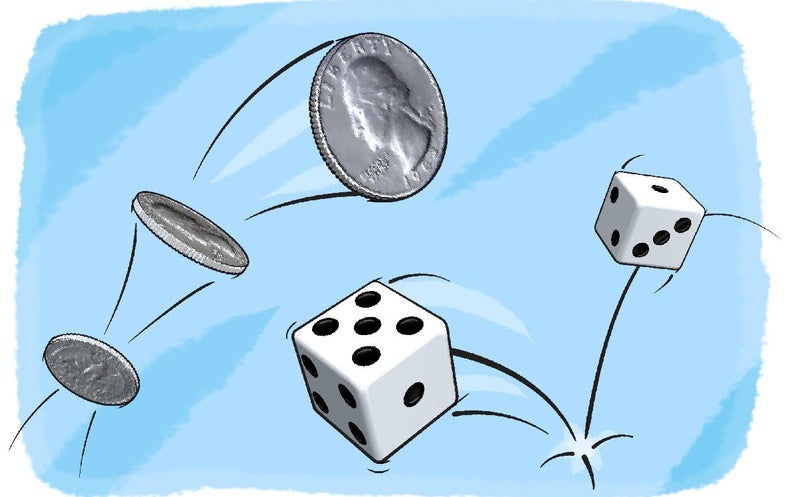 Game of chance probability examples
