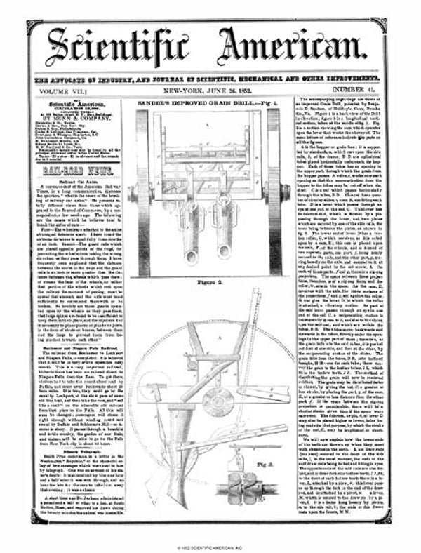 Scientific American Magazine Vol 7 Issue 41