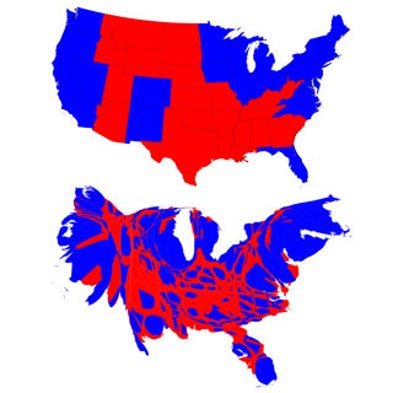 Beyond Red and Blue: 7 Ways to View the Presidential Election Map
