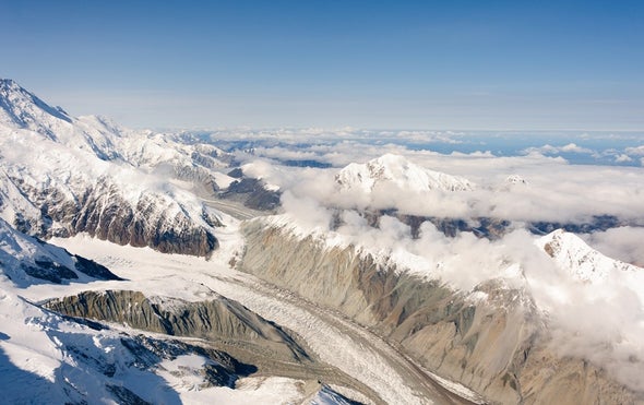 Glacier Is Surging Down Denali Mountain in Alaska