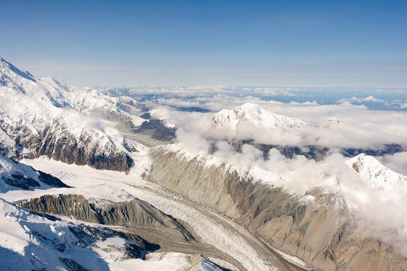 Glacier Is Surging Down Denali Mountain in Alaska