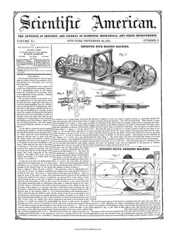 Scientific American Magazine Vol 10 Issue 3