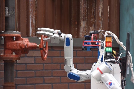 The robot from South Korean Team KAIST swept the field at the DARPA Robotics Challenge, successfully completing all tasks in the least amount of time.