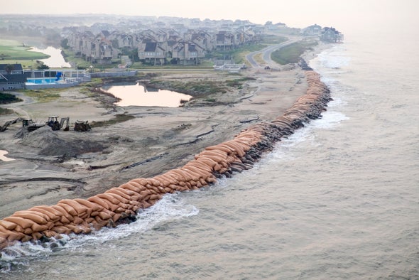 Rich Residents Build Defenses against Rising Seas; Poor Ones Leave