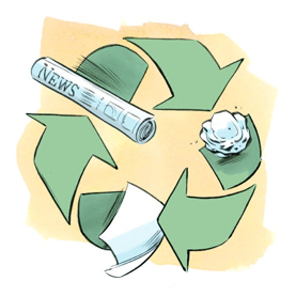 Recycle! Make Old Paper New Scientific American