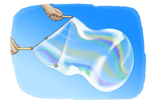 Physics of Giant Soap Bubbles