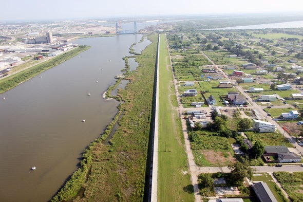After a $14-Billion Upgrade, New Orleans' Levees Are Sinking
