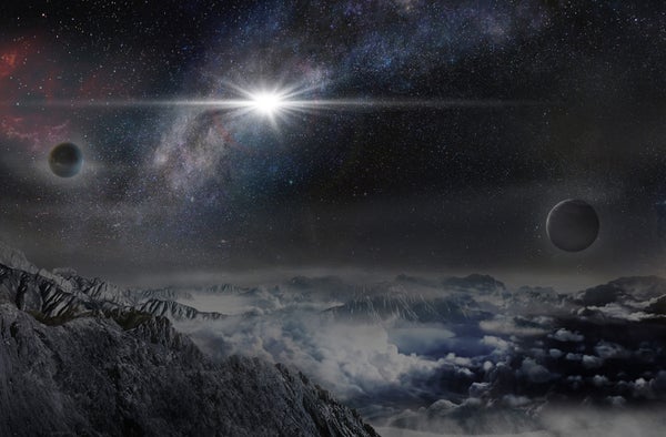 An artist's rendition of the superluminous supernova ASASSN-15lh