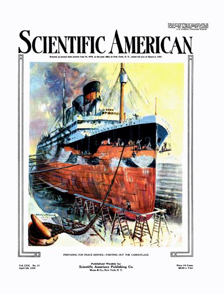 Scientific American Magazine Vol 120 Issue 17