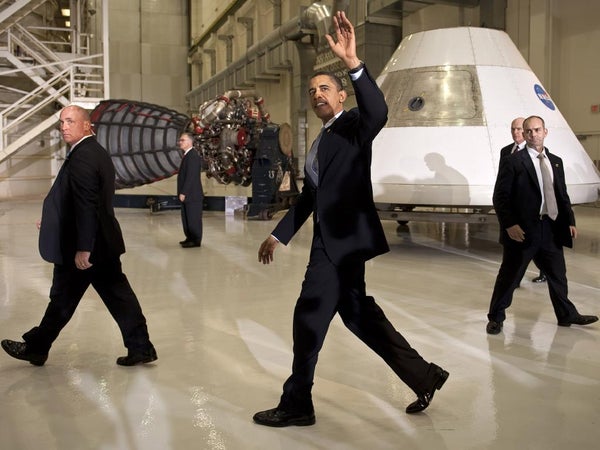 President Obama at the Kennedy Space Center