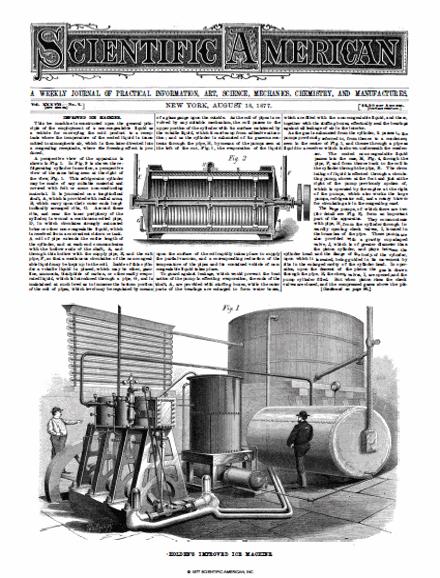 Scientific American Magazine Vol 37 Issue 7