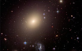 Giant Galaxies from the Universe's Childhood Challenge Cosmic Origin Stories