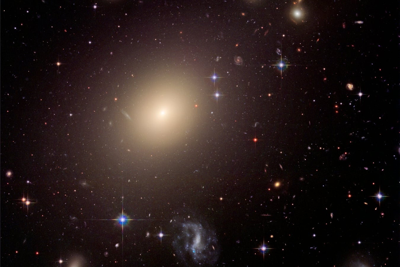 Giant Galaxies from the Universe's Childhood Challenge Cosmic Origin ...