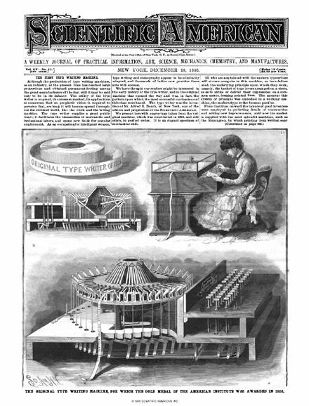 Scientific American Magazine Vol 55 Issue 25