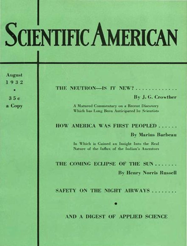 Scientific American Magazine Vol 147 Issue 2