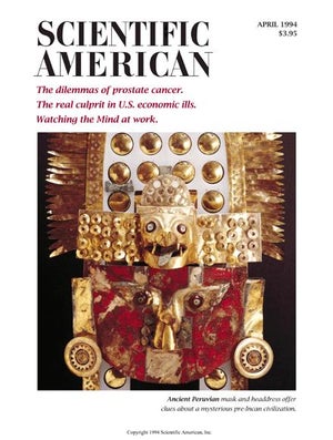 Scientific American Magazine Vol 270 Issue 4
