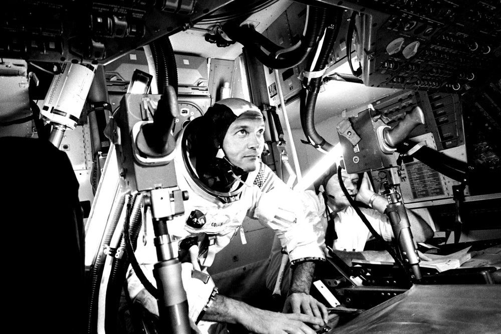 Michael Collins Apollo 11 Astronaut Who Orbited Moon Dies At 90 Scientific American 