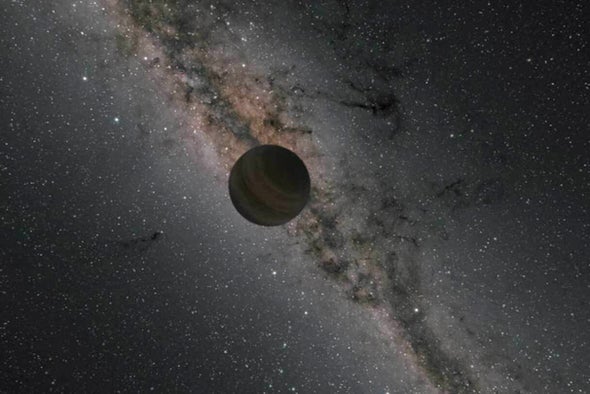 Rogue Rocky Planet Found Adrift in the Milky Way