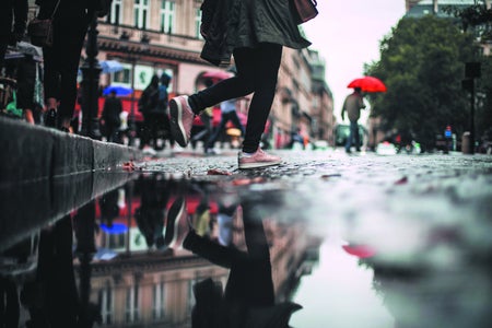 flooded street