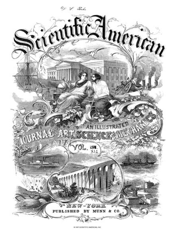 Scientific American Magazine Vol 12 Issue 43