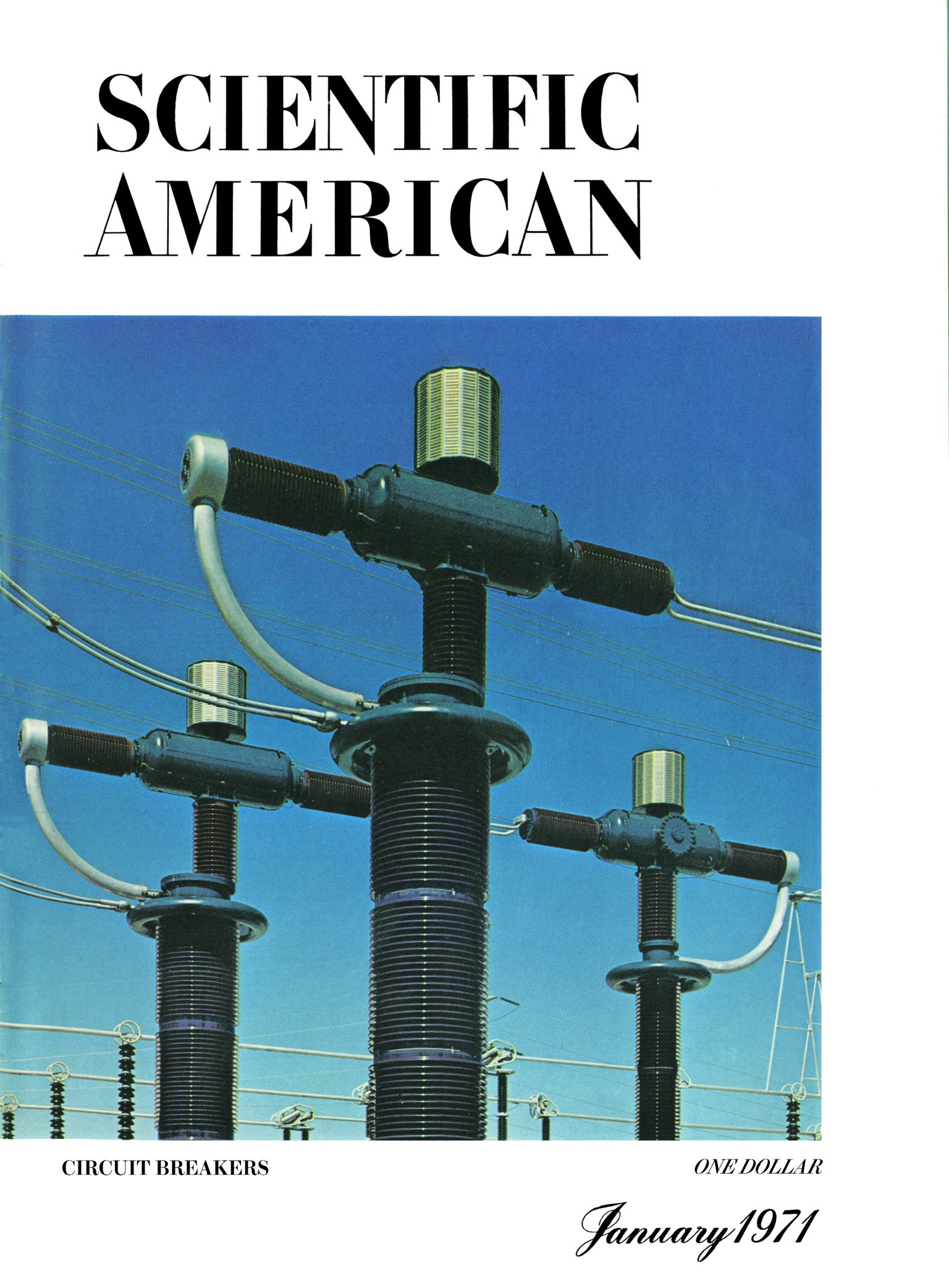 Cover of January, 1971 issue of Scientific American magazine