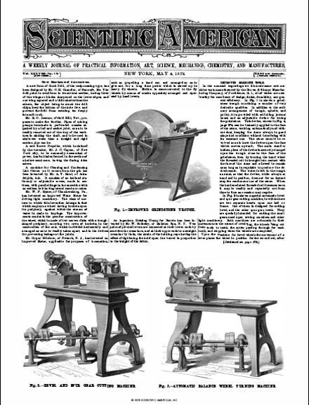 Scientific American Magazine Vol 38 Issue 18